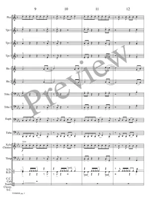 Turmoil - Meeboer - Brass Choir - Score/Parts