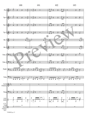 Turmoil - Meeboer - Brass Choir - Score/Parts