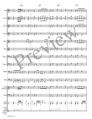 Turmoil - Meeboer - Brass Choir - Score/Parts