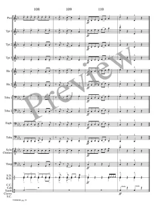 Turmoil - Meeboer - Brass Choir - Score/Parts