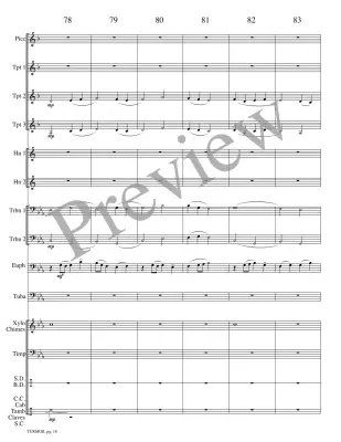 Turmoil - Meeboer - Brass Choir - Score/Parts