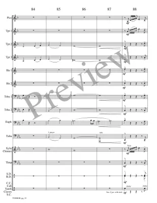 Turmoil - Meeboer - Brass Choir - Score/Parts