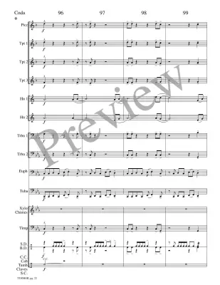 Turmoil - Meeboer - Brass Choir - Score/Parts