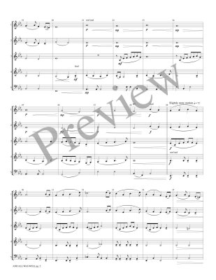 And All Was Well - Meeboer - Woodwind Ensemble - Score/Parts