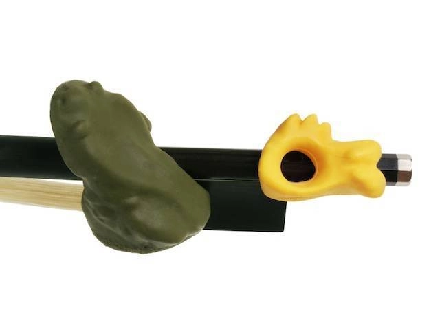 Bow Hold Buddies: Green/Gold - Violin/Viola