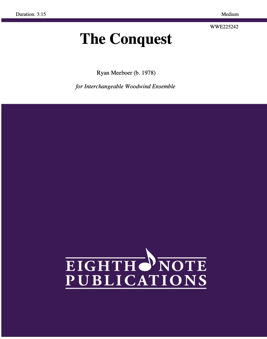 The Conquest - Meeboer - Woodwind Ensemble - Score/Parts