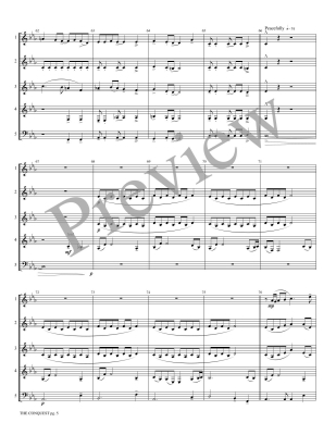 The Conquest - Meeboer - Woodwind Ensemble - Score/Parts