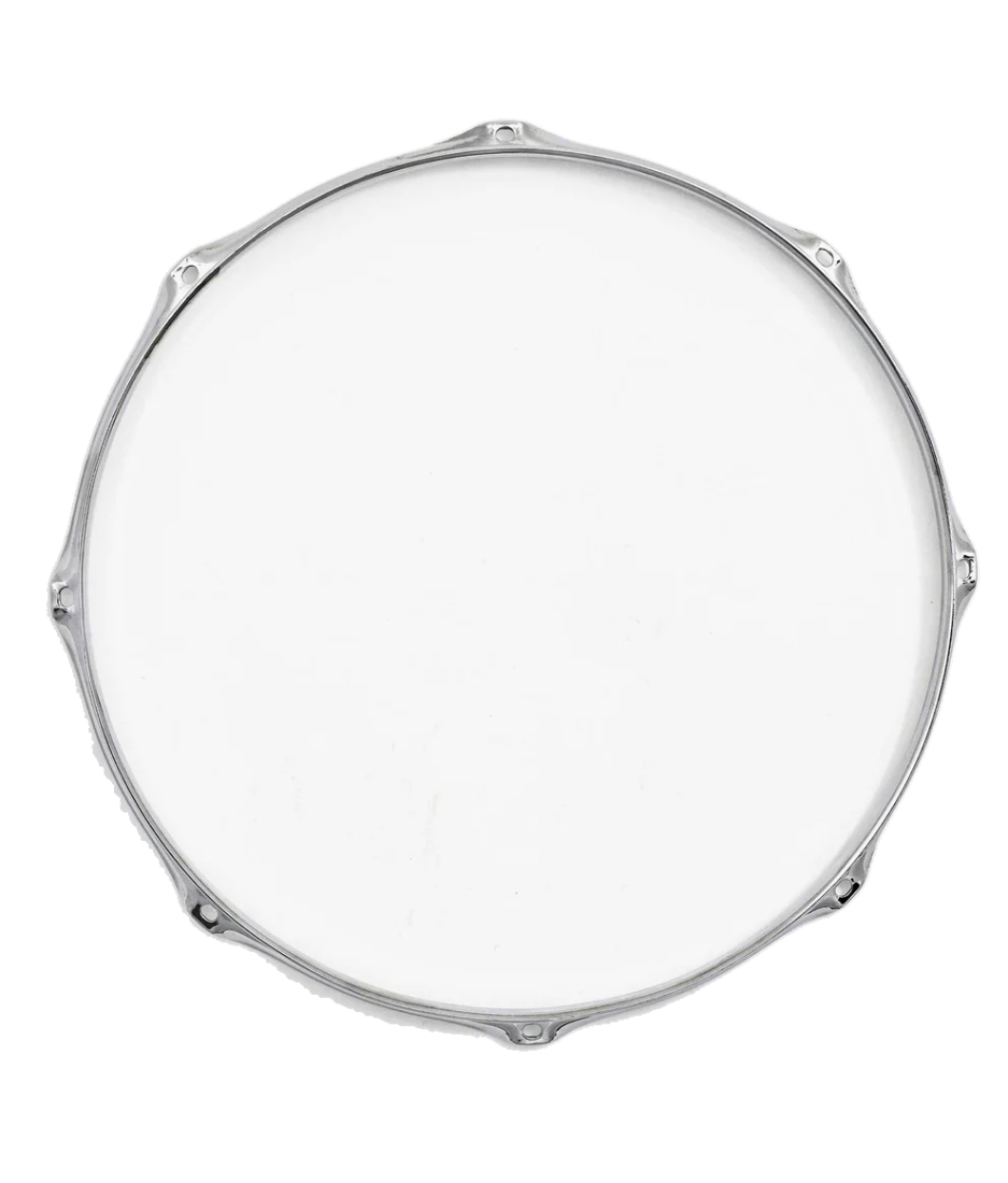 14\'\' 2.3mm Triple Flanged Steel Drum Hoop, Batter Side - 8 Lug