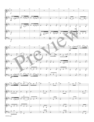 Sonata - Purcell/Marlatt - Woodwind Ensemble - Score/Parts