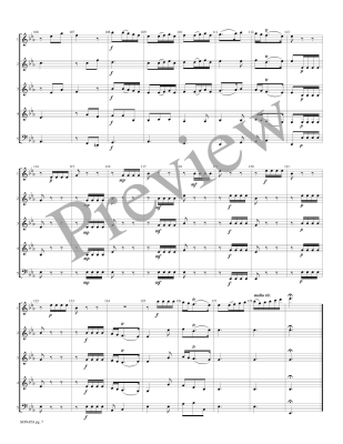 Sonata - Purcell/Marlatt - Woodwind Ensemble - Score/Parts