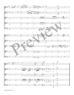 The Dragon King - Marlatt - Woodwind Quintet - Score/Parts