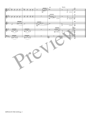 Ripples in the Sand-Inspiration of a Japanese Zen Garden - Marlatt - Woodwind Quintet - Score/Parts