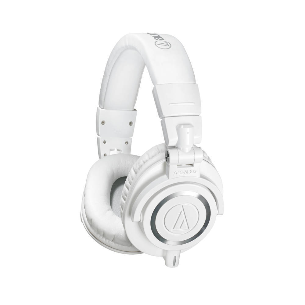 ATH-M50x Professional Closed Back Monitor Headphones - White