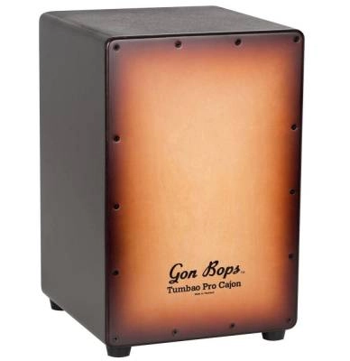 Tumbao Pro Cajon w/Gig Bag - Burnt Toast Burst