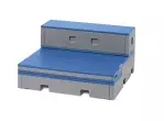 FlipForm Elementary Multi-Position Choral Riser - Blue