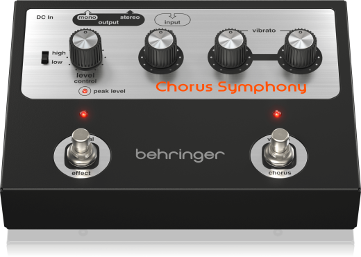 Chorus Symphony Vintage \'70s Modulation Pedal