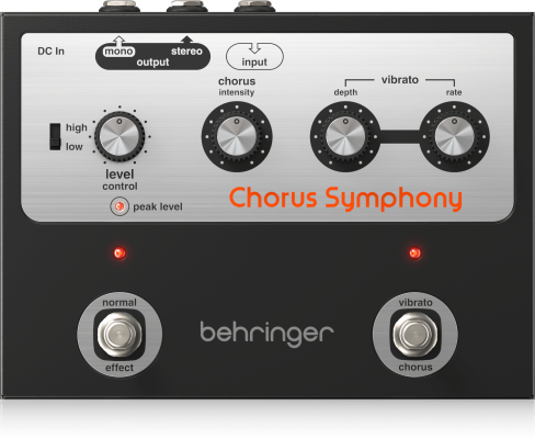 Behringer - Chorus Symphony Vintage 70s Modulation Pedal