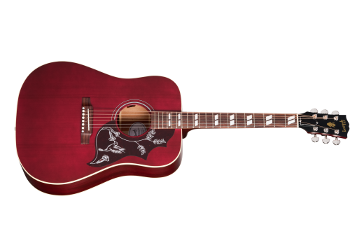 Gibson - Hummingbird Special Acoustic/Electric Guitar with Softshell Case - Satin Wine Red
