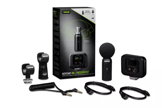 MoveMic 88+ Direct To Phone Wireless Stereo Microphone Receiver Kit