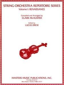 String Orchestra Repertoire Series Volume 1: Renaissance - Cello- Book