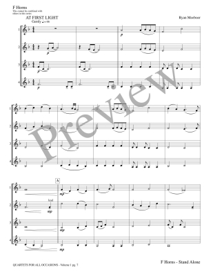 Quartets for All Occasions, Volume 1 - Meeboer - F Horns (Stand Alone Version) - Book