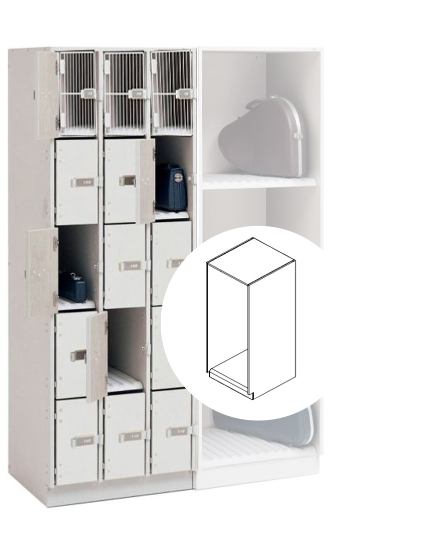 UltraStor Cabinet with Large Compartment and Grille Door - Oyster
