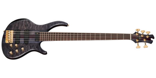 Tobias - Classic V 5-String Bass with Gigbag - Trans Black