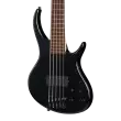 Growler V 5-String Bass with Gigbag - Black Pearl