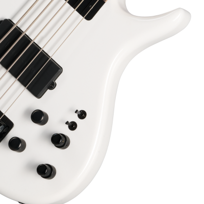 Growler V 5-String Bass with Gigbag - White Pearl