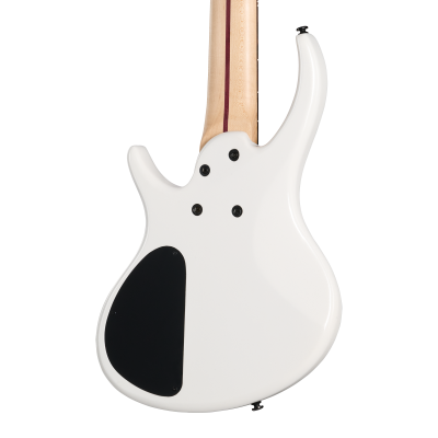 Growler V 5-String Bass with Gigbag - White Pearl