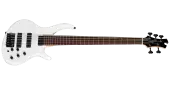 Tobias - Killer B V 5-String Bass with Gigbag - White Pearl