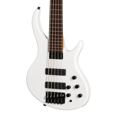 Killer B V 5-String Bass with Gigbag - White Pearl