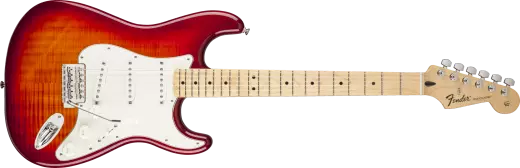 Standard Stratocaster Plus Top Electric - Maple Fingerboard - Aged Cherry Burst