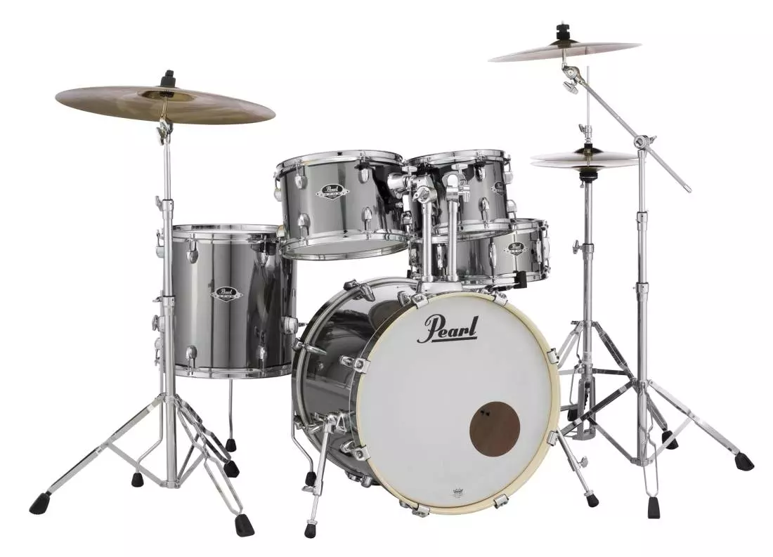 Export EXX Kit 5 pices avec matriel et cymbales - Smokey Chrome