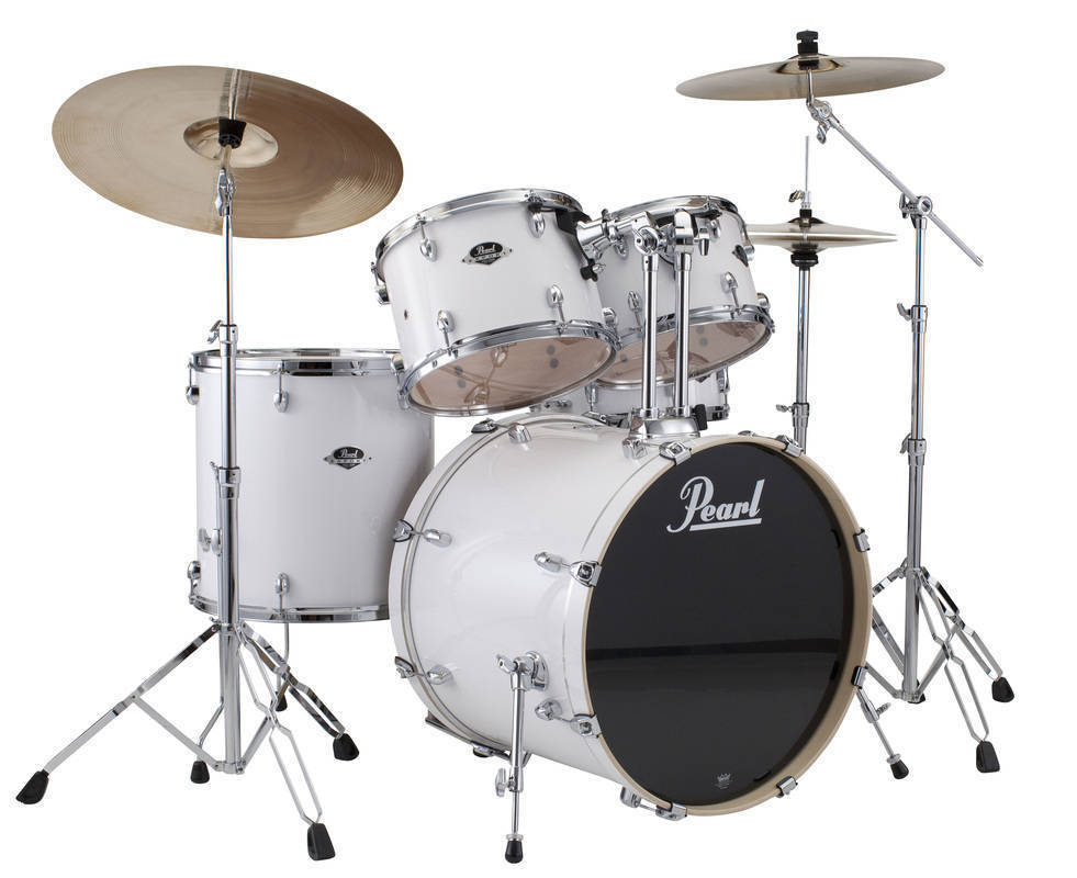 Export EXX 5 Piece Kit w/Hardware & Cymbals - Pure White
