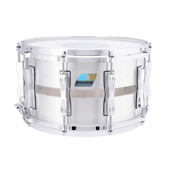 Aluminum 8x14\'\' Slotted Coliseum Snare Drum