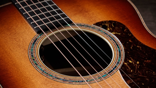 Gold Label 814e SB Koa/Spruce Acoustic-Electric Guitar with Case - Gold Brown Sunburst