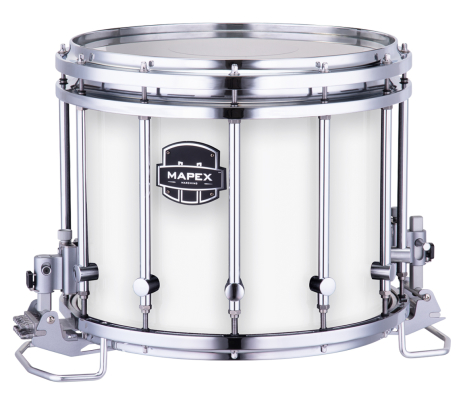 Mapex Marching - Quantum Mark II 12x14 Snare Drum Snow White