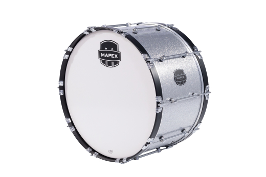 Mapex Marching - Quantum Mark II 26x14 Bass Drum Crystal Sparkle