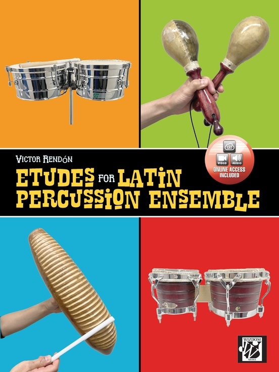 Etudes for Latin Percussion Ensemble - Rendon - Book/Media Online