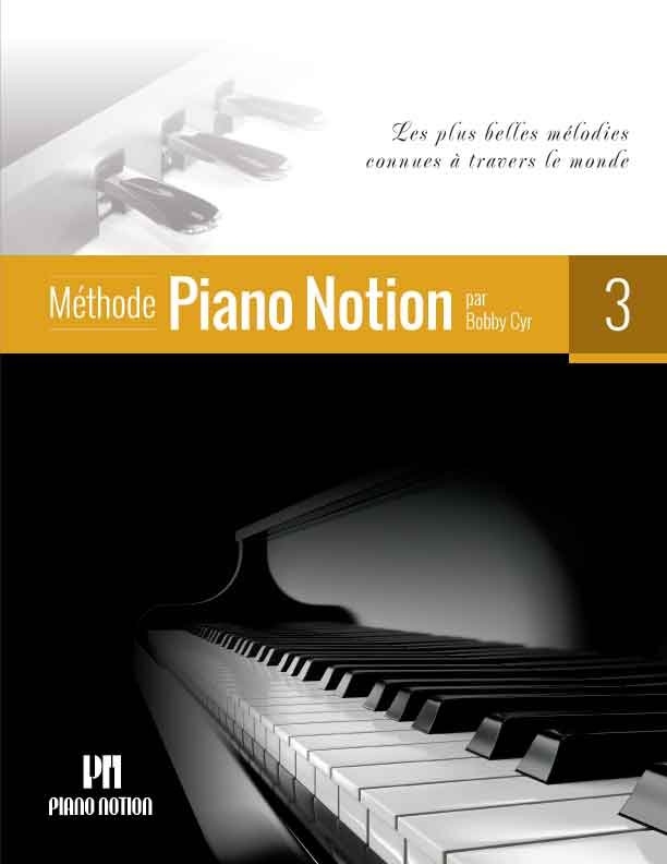 Piano Notion, Troisieme Livre (French, Revised 2024) - Cyr - Piano - Book