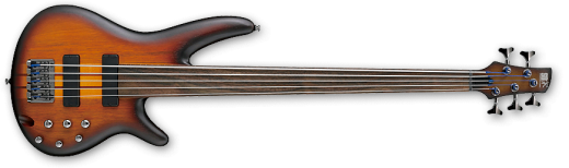 Ibanez - SR Fretless 5-String Bass With Piezo - Brown Burst