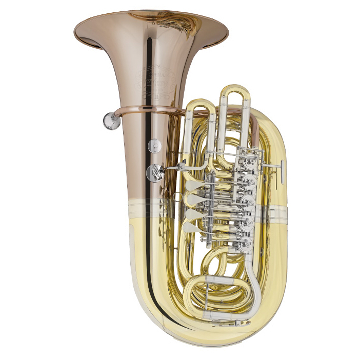 Opera II C Professional Tuba with Rose Brass Bell - 3/4
