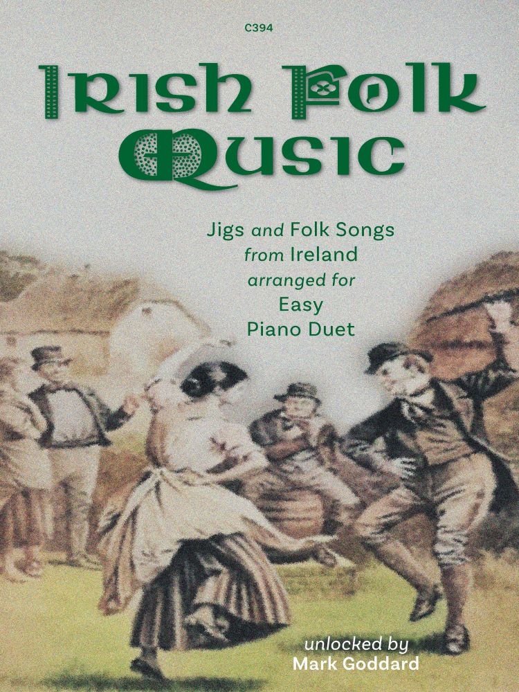 Irish Folk Music - Traditional/Goddard - Piano Duet (1 Piano, 4 Hands) - Book