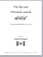 Earthsongs - Vla Lbon Vent Ou Trois Beaux Canards - French Folksong/Patriquin - SATB