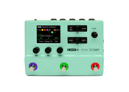 Line 6 - HX Stomp Multi-Effects Processor - Seafoam Green
