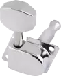 70s \'\'F\'\' Style Stratocaster/Telecaster Tuning Machines Set - Chrome