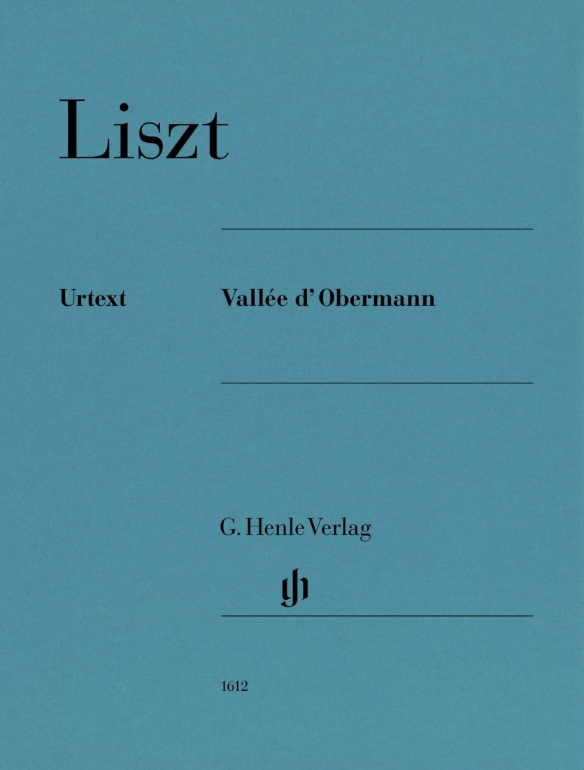 Vallee d\'Obermann - Liszt/Jost - Piano - Book