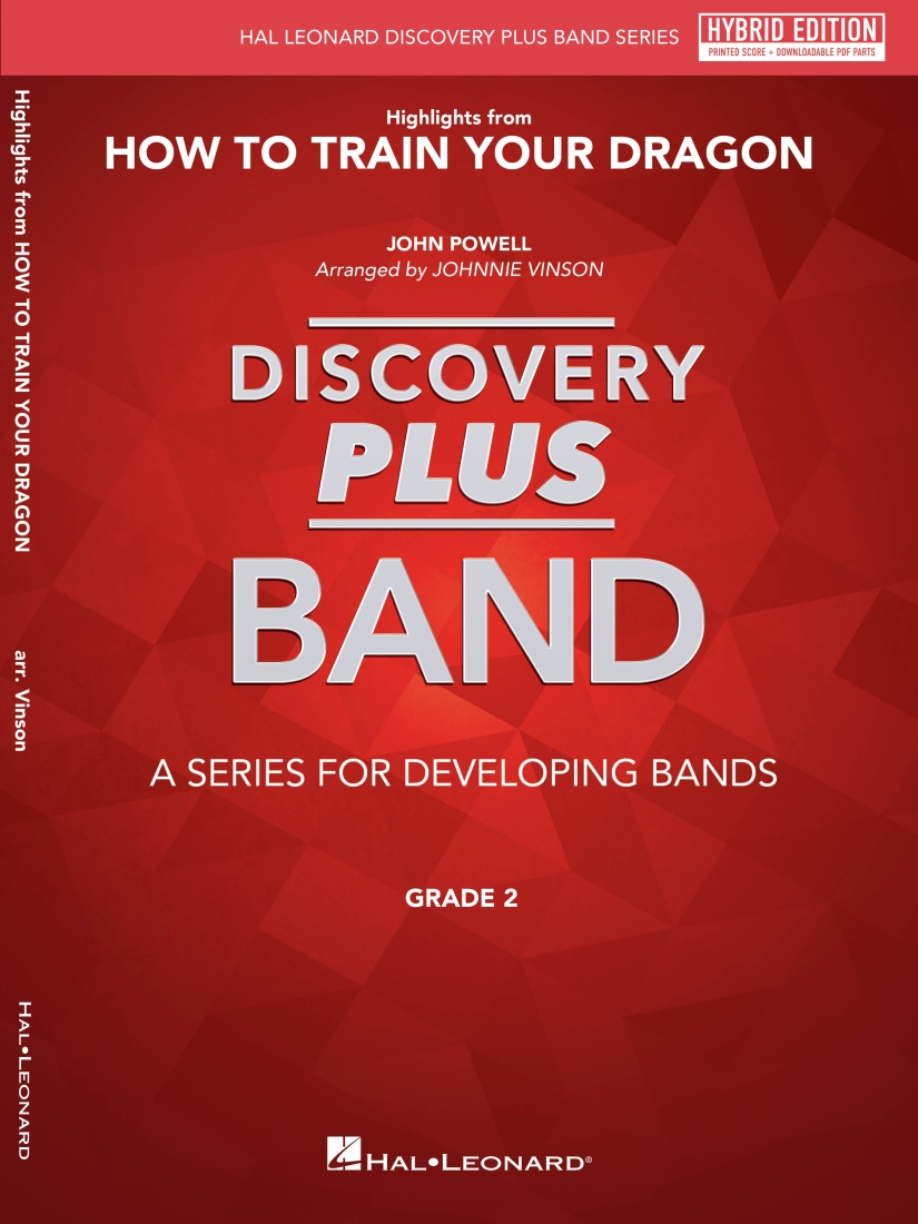 Highlights from How to Train Your Dragon (Hybrid Edition) - Powell/Vinson - Concert Band - Gr. 2 - Score/PDF Online