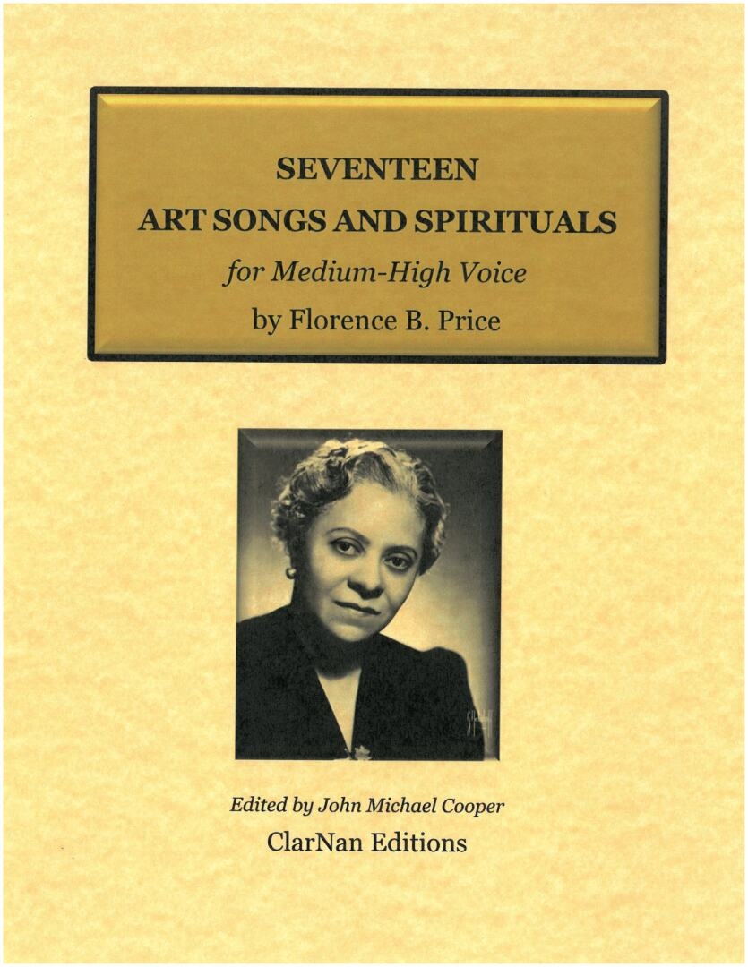 Seventeen Art Songs and Spirituals - Price/Cooper - Medium-High Voice/Piano - Book